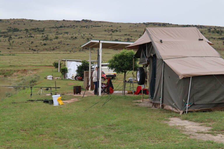 Camping and fishing at Zelpy Fishing and Game Reserve